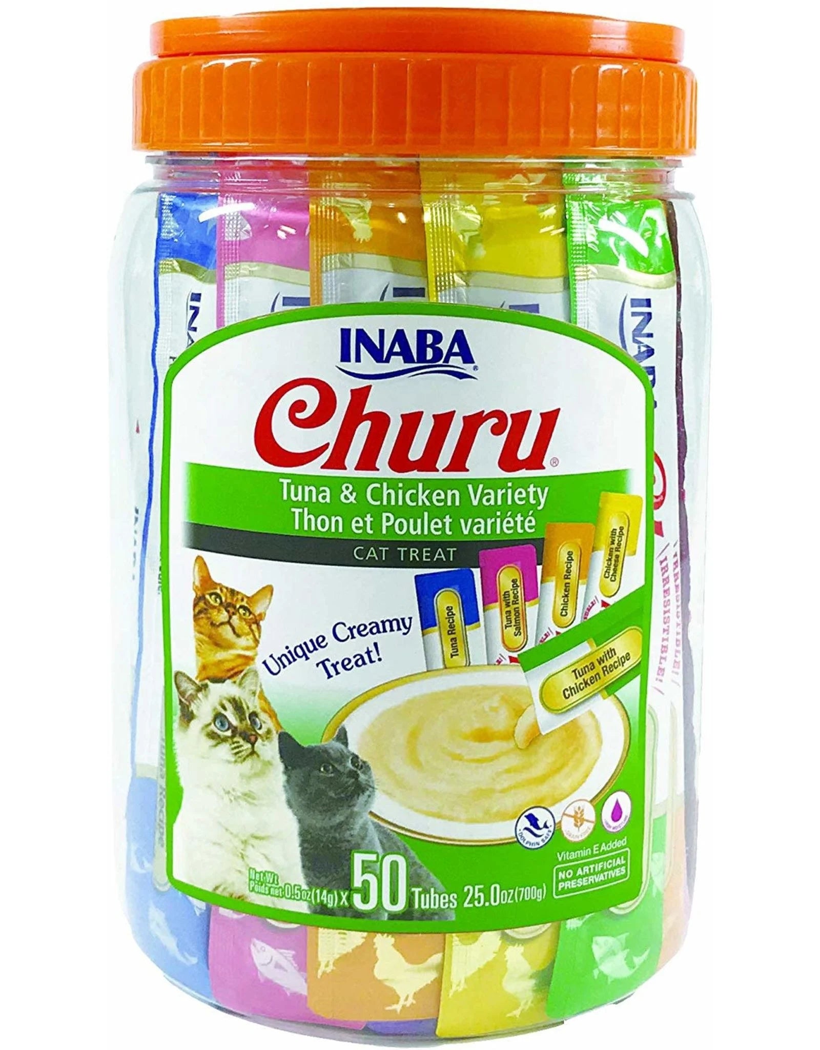 Inaba Churu Tuna & Chicken varieties-50 count