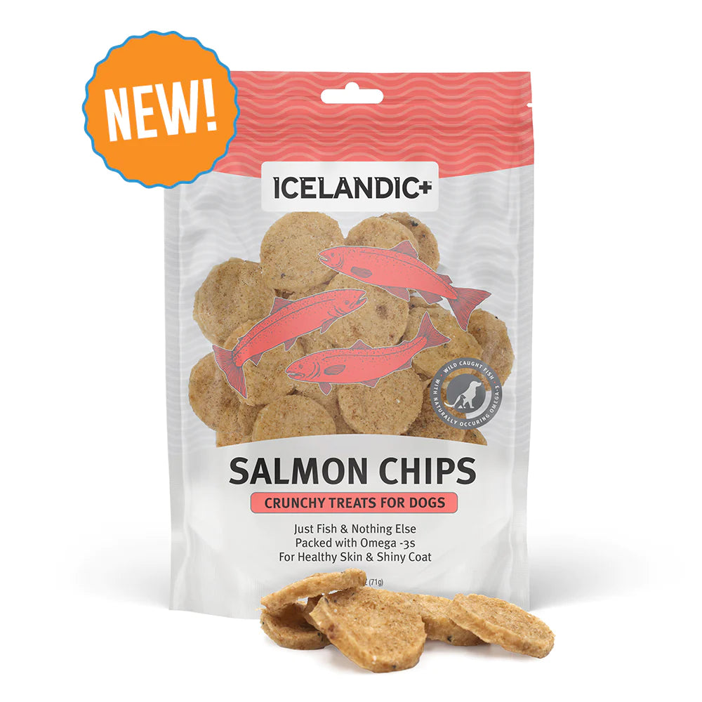 Icelandic+ Air Dried Salmon Chips-2.5 oz