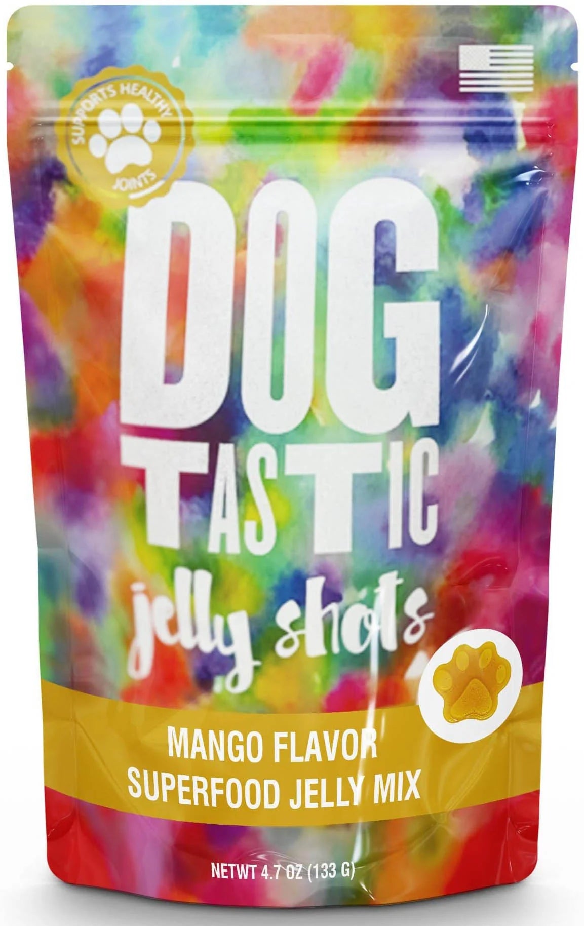 DOGTASTIC JELLY SHOTS GELATIN MIX FOR DOGS - MANGO FLAVOR