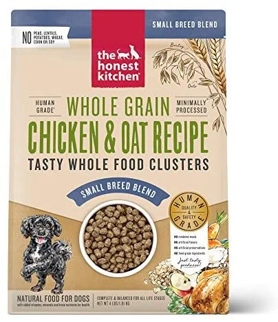 the honest kitchen Whole Grain Chicken & Oat Clusters Small Breed Blend Dog Food