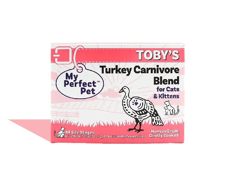 My Perfect Pet Toby's Frozen Turkey Carnivore Grain Free Blend Cat Food