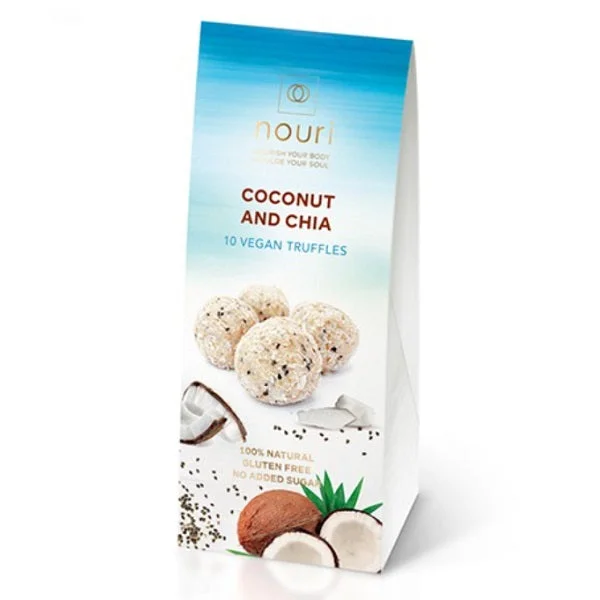 Nouri Coconut & Chia Truffles 100g