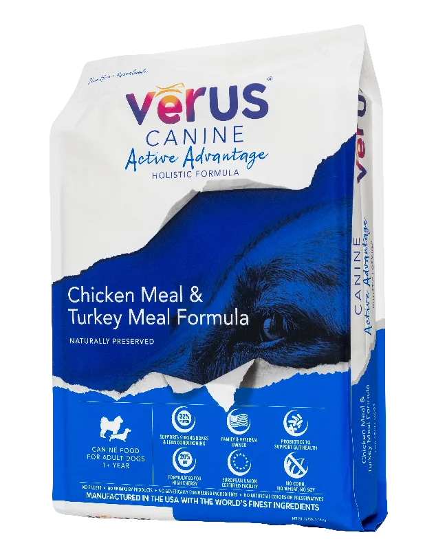 Verus Canine Active Advantage Chicken Meal & Brown Rice Formula Dry Dog Food