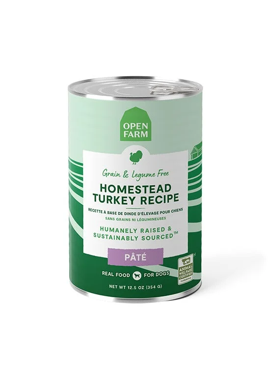 Open Farm Homestead Turkey Recipe Pate for Dogs