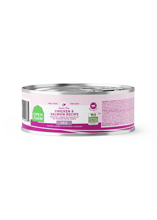 Open Farm Chicken and Salmon Pate for Cats