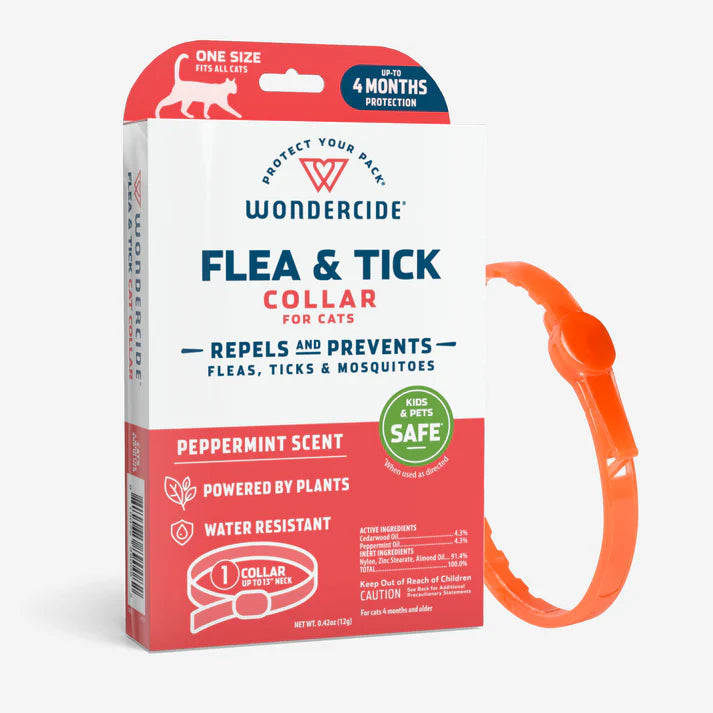 Wondercide Flea & Tick Collar for Cats with Natural Essential Oils