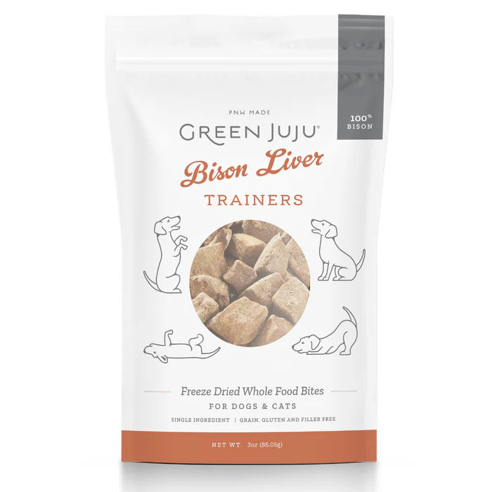 Green juju Bison Liver training treat