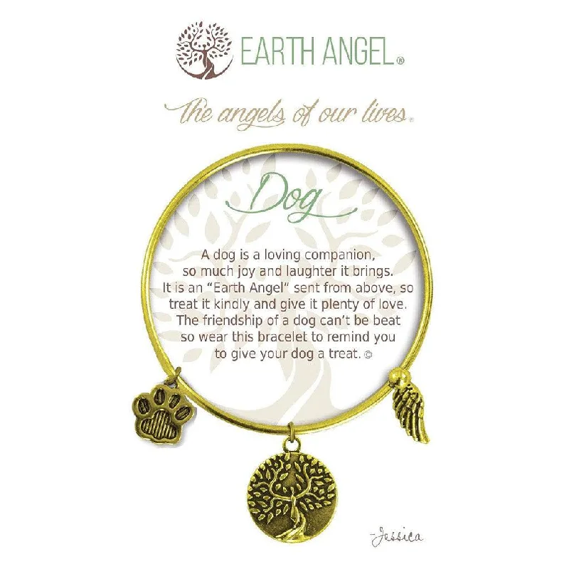 Earth Angel : Dog Bracelet in Brass