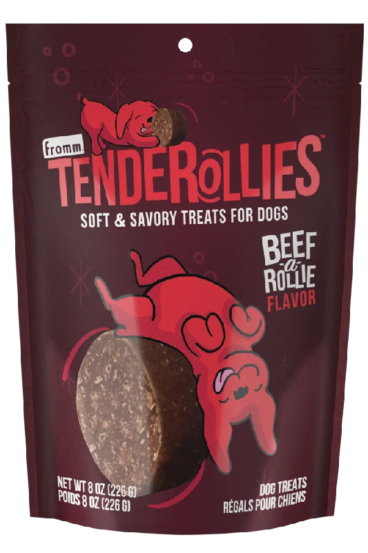 Fromm Soft & Chewy TENDERollies Beef-A-Rollie Flavor Dog Treats, 8oz