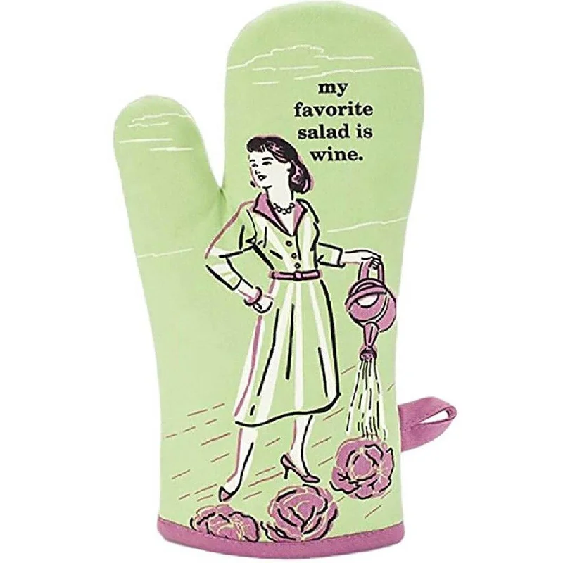 Blue Q : Oven Mitt - "My Favorite Salad is Wine"