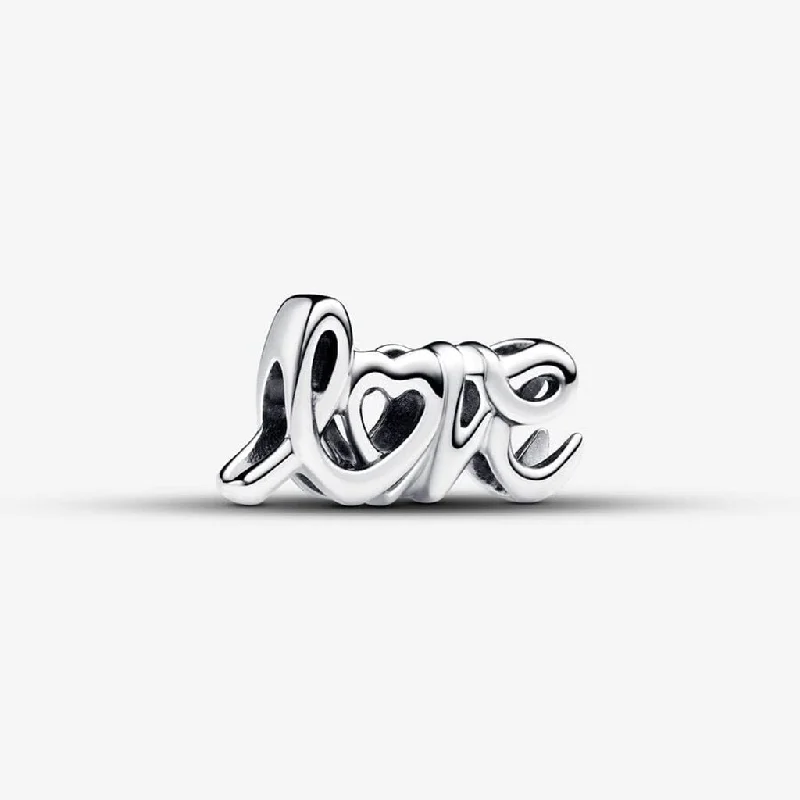 PANDORA : Handwritten Love Charm - Sterling Silver