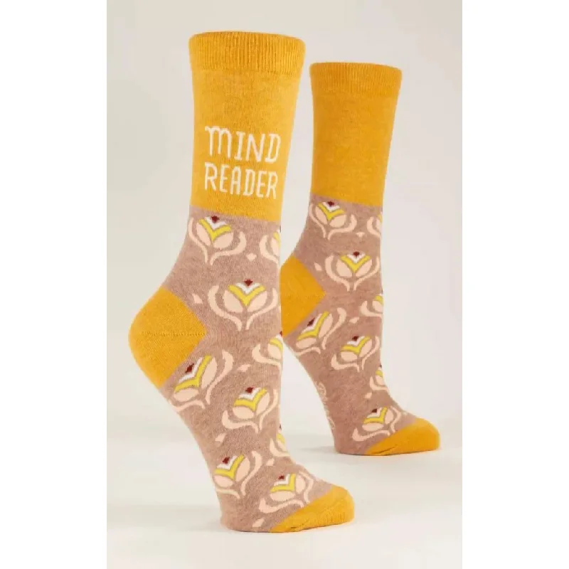 Blue Q : Women's Crew Socks -MIND READER