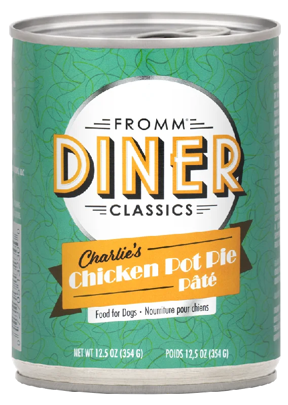 Fromm Charlie's Chicken Pot Pie Pate Canned Dog Food, 12/12.5oz