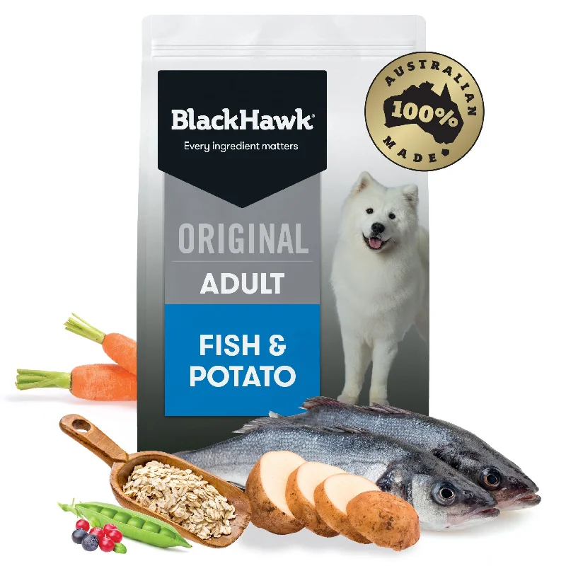 Black Hawk – Adult Dog – Fish & Potato