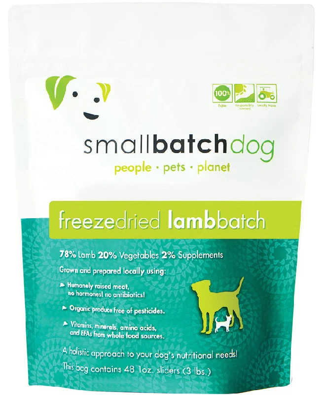 SmallBatch Freeze Dried LambBatch Raw Lamb Dog Food - 14 oz