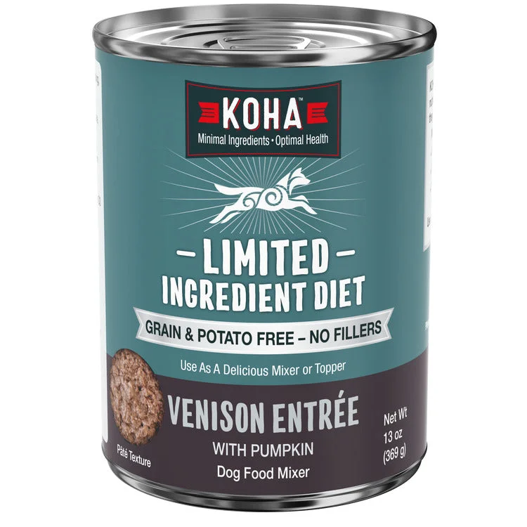 Koha Limited Ingredient Diet Venison Entree Dog Food-13 oz