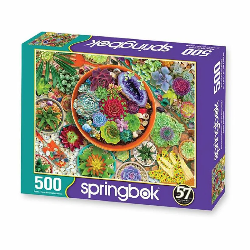 Springbok : Succulent Garden 500 Piece Jigsaw Puzzle