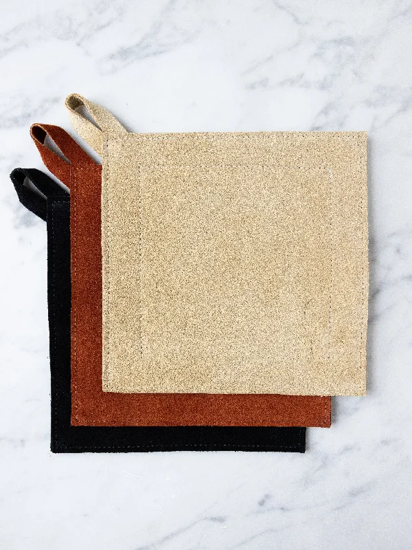 Handmade Suede Potholder