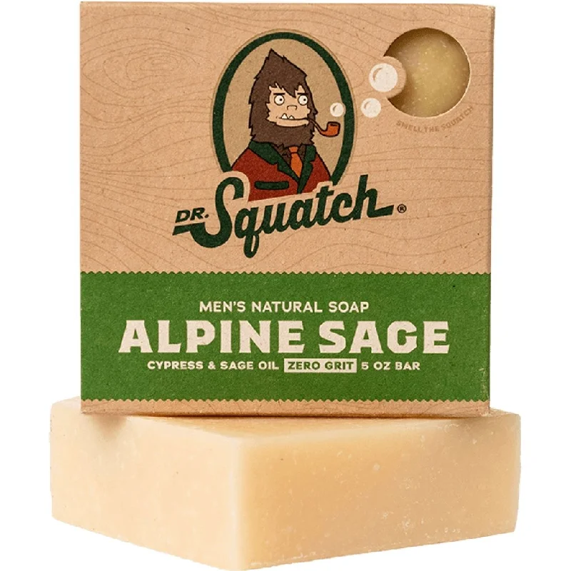 Dr. Squatch : Men's Alpine Sage Bar Soap