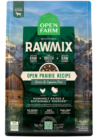 Open Farm RawMix Open Prairie Grain Free Dry Dog Food