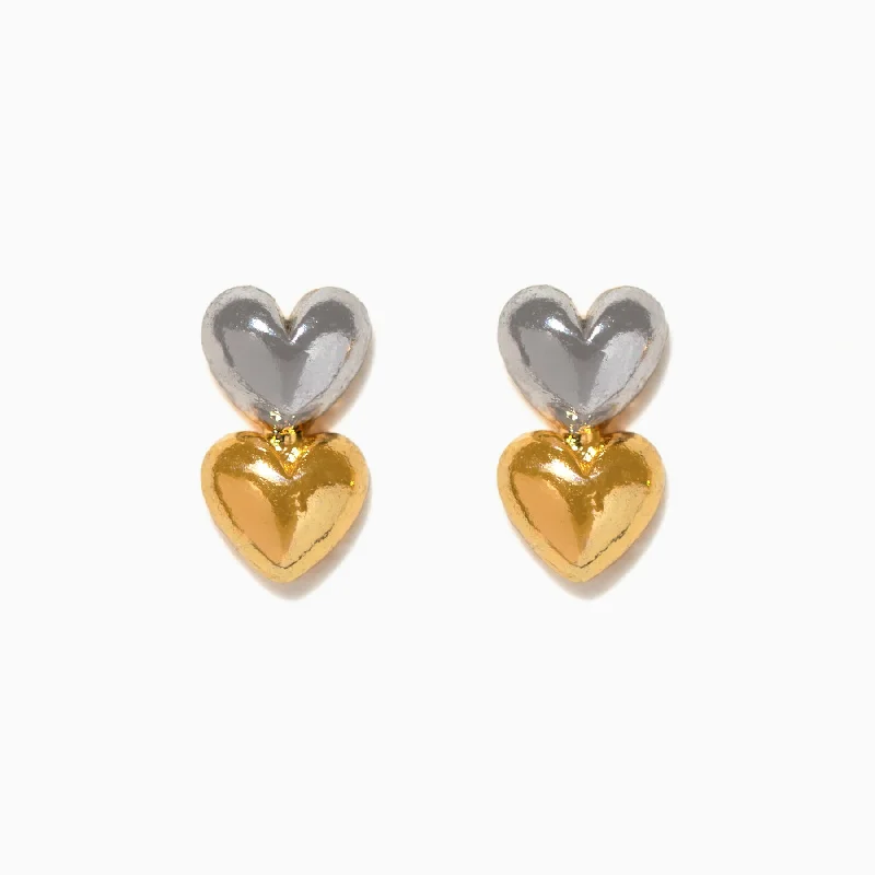 With Love Two Tone Studs