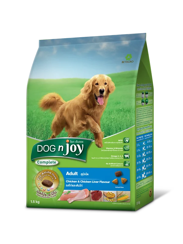 Dog and Joy adult Beef and chicken liver Flavour