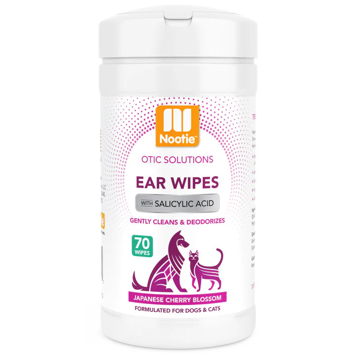 Nootie Otic Solutions Ear Wipes Japanese Cherry Blossom- 70 wipes