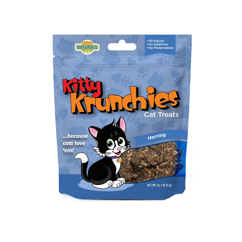 Chip's Naturals Kittie Krunchies Herring Cat Treats