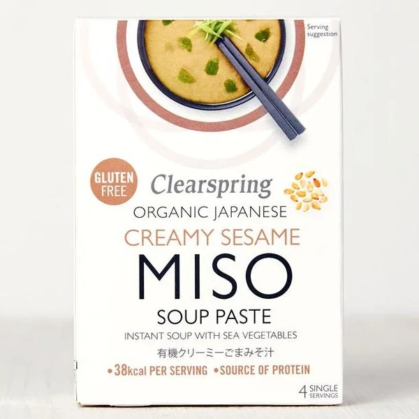 Clearspring Organic Instant Miso Soup Paste - Creamy Sesame 15g