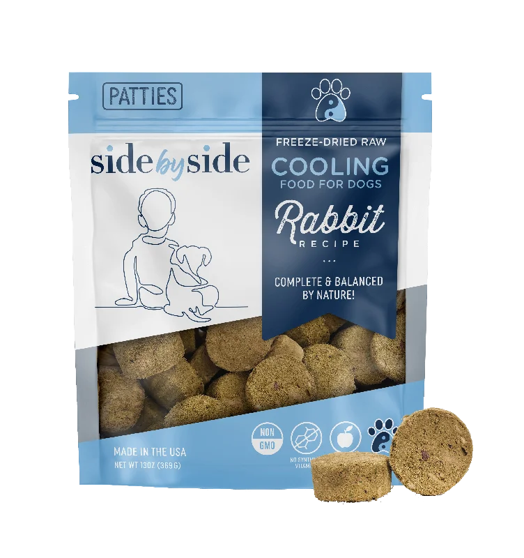 Freeze Dried Raw Rabbit Patties (Cooling)