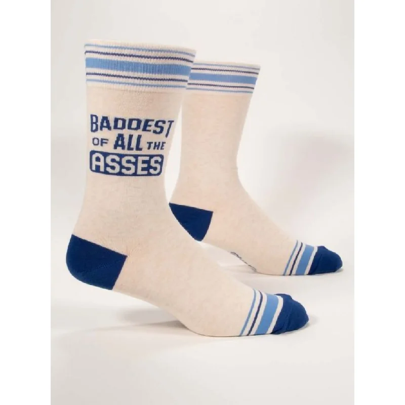 Blue Q : Baddest Of All The Asses Men's Socks