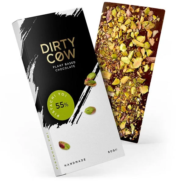 Dirty Cow Pistachi Yo! Chocolate Bar 80g