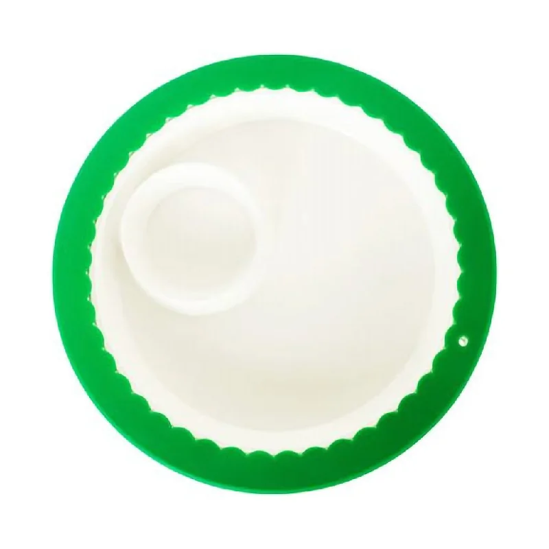 Nora Fleming : Band Together - Silicone Band in Green - Melamine Chip & Dip bowl Band