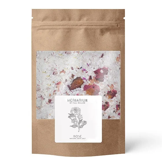 Full Mellow Herbarium Collection - Rose Natural Bath Salt 120g