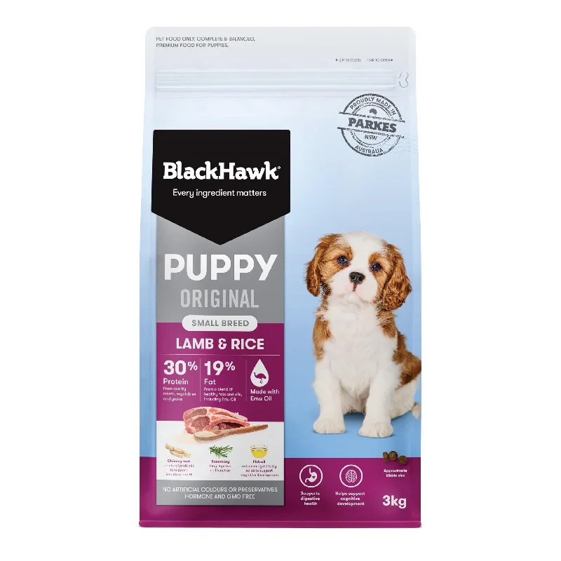 Black Hawk – Puppy – Small Breed – Lamb & Rice