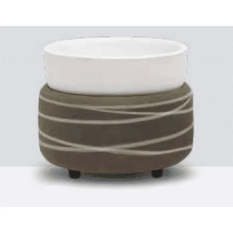 Swan Creek : Grey & Spiral Modern Wax Melter