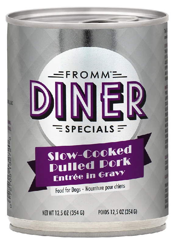 Fromm Slow Cooked Pulled Pork Entree in Gravy Canned Dog Food, 12/12.5oz