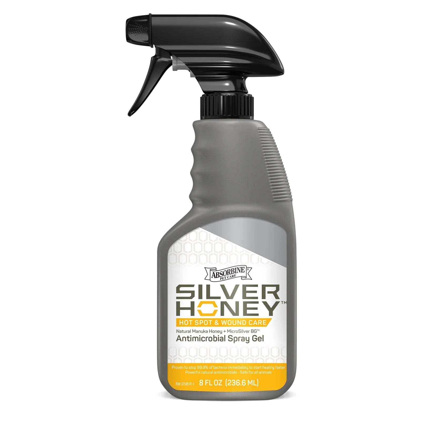 Silver Honey Hot Spot & Wound Care Antimicrobial Spray Gel - 8 oz