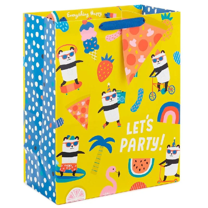 Hallmark : 13" Party Panda Large Gift Bag