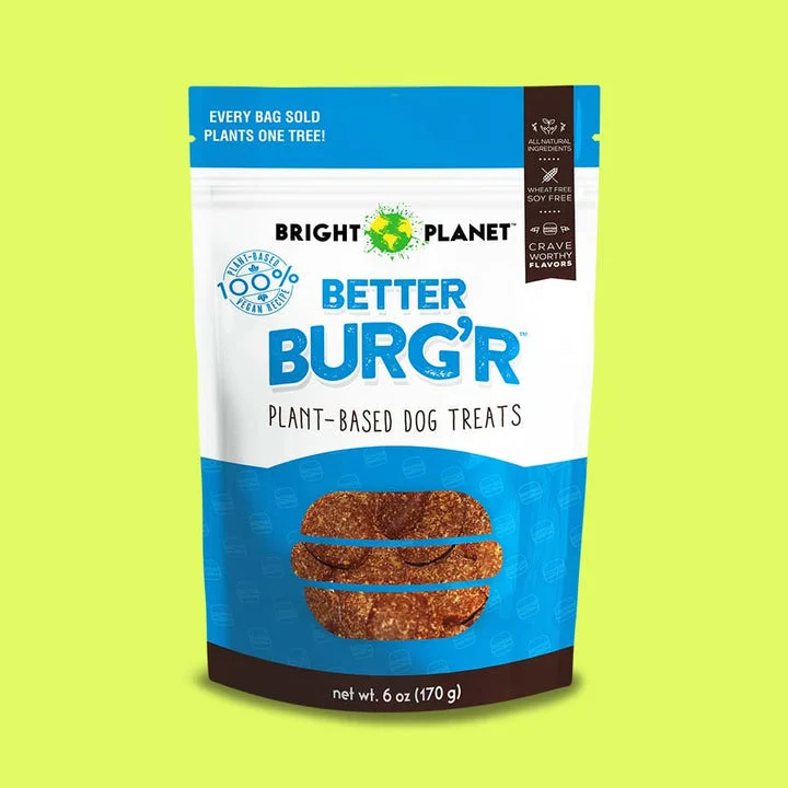 Bright Planet Pet Better Burg'r Plant-Based Dog Treats