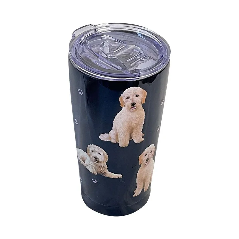 E & S Pets : Goldendoodle Serengeti Ultimate Tumbler - Stainless Steel