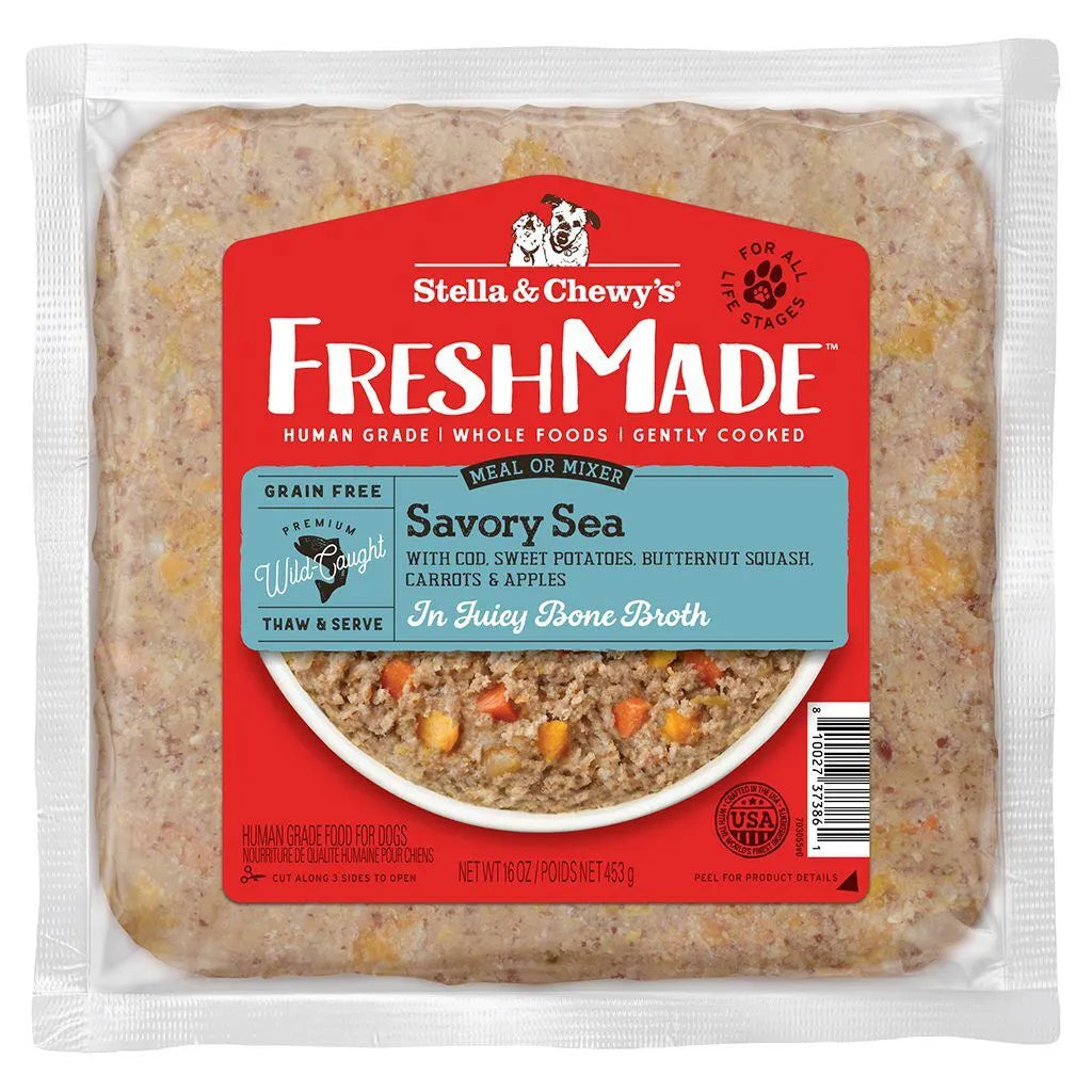 Stella & Chewy's Fresh Made Gently Cooked Savory Sea Recipe