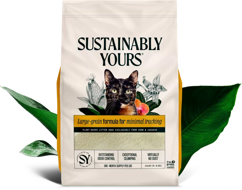 Sustainbly Yours Large Grain Formula Natural Cat Litter