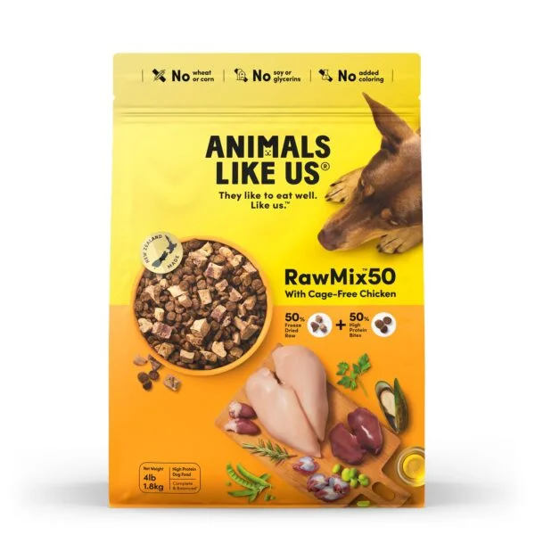 Animals Like Us Raw Mix 50 with Cage Free Chicken Dog Food