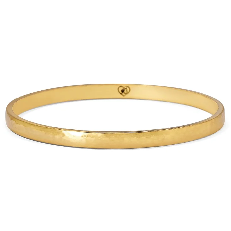 Brighton : Mars Narrow Bangle in Brushed Gold