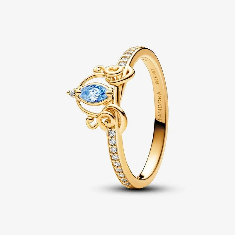 PANDORA : Disney Cinderella's Carriage Ring - Gold