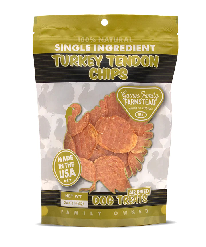 Gaines Family Farmstead Turkey Tendon Chips-5oz