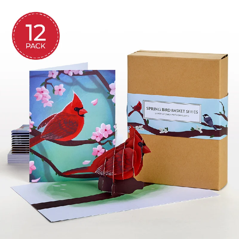 Spring Birds Box Set (Assorted 12-Pack): Paperpop® Card