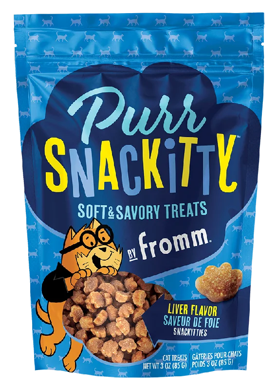 Fromm Purr Snackitty Soft & Savory Liver Cat Treats - 3-oz