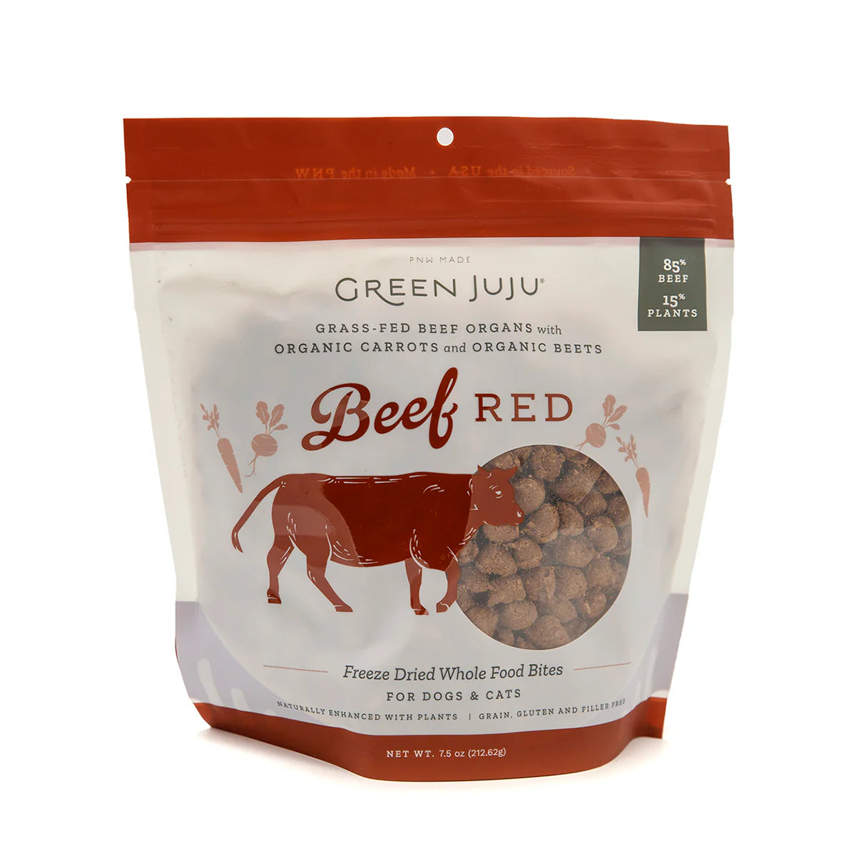 Green JuJu Freeze Dried Beef Red Whole Food Bites